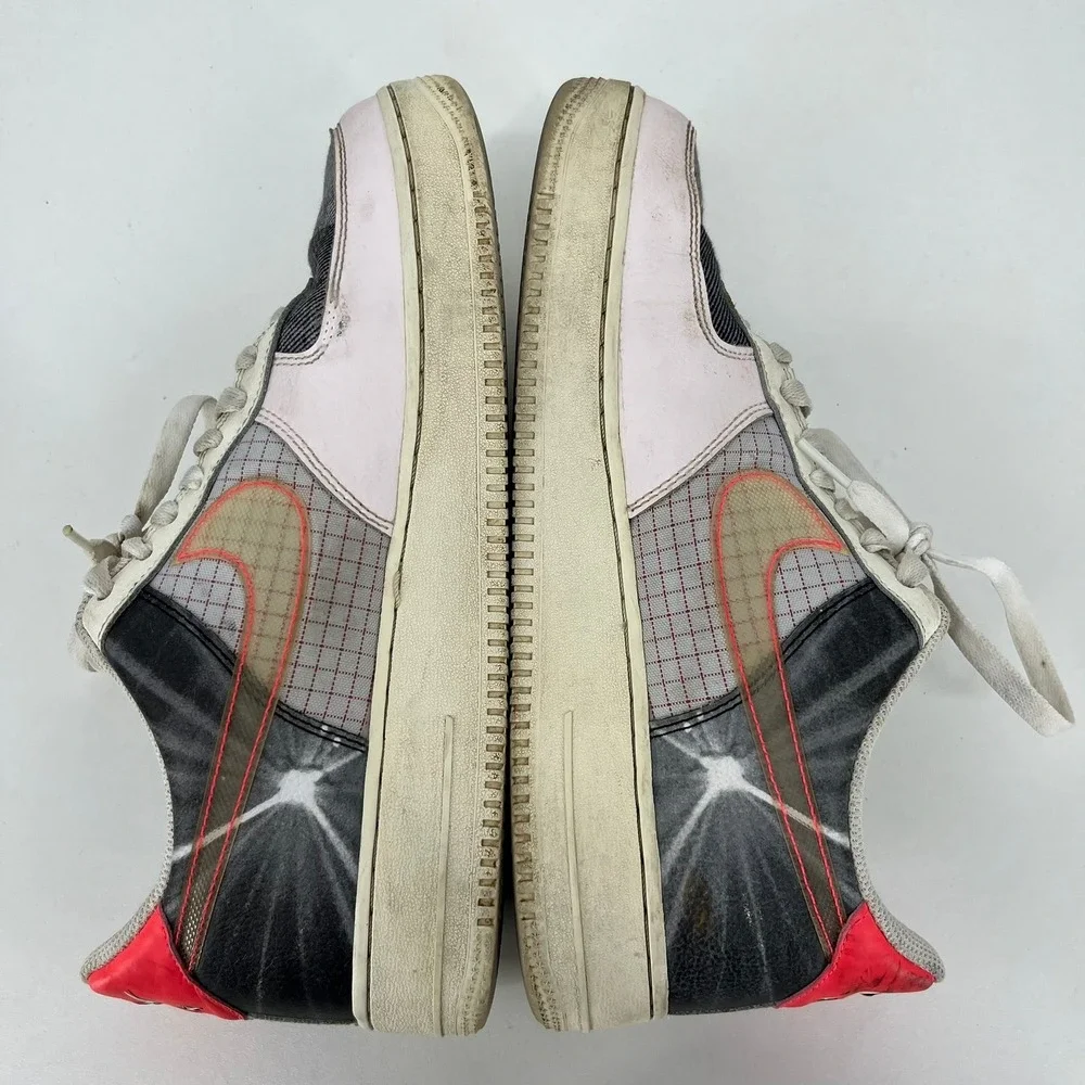 Nike Air Force 1 Low Evolution of the Swoosh Script Swoosh Mens 10 CI0066-600